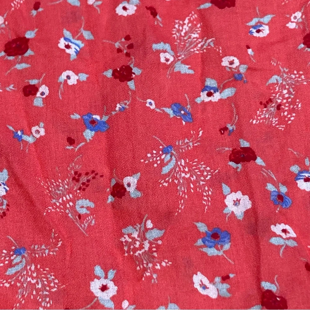 NWT Old Navy coral‎ floral tank large 10-12
